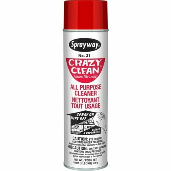 Claire Mfg Co All-Purpose Cleaner, Foaming Spray, 19 oz CGCSW031